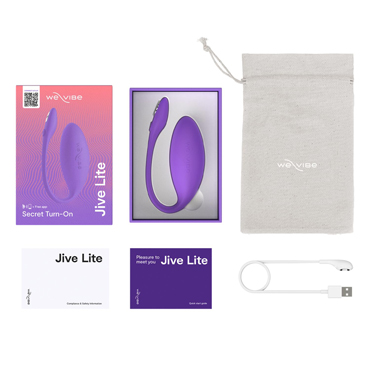 We-Vibe Jive Lite, фиолетовый, Виброяйцо для ношения на дистанционном управлении и другие товары We-Vibe с фото