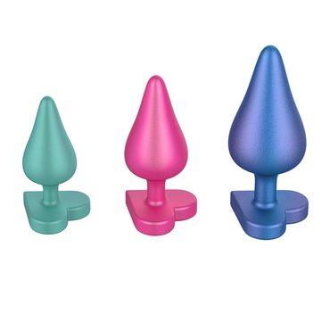 Romp Luster, 3 шт - Набор анальных пробок - купить в секс шопе