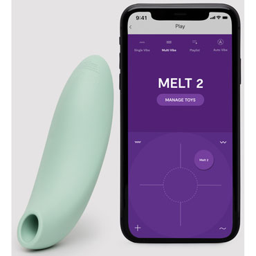 We-Vibe Melt 2, шалфей - подробные фото в секс шопе Condom-Shop