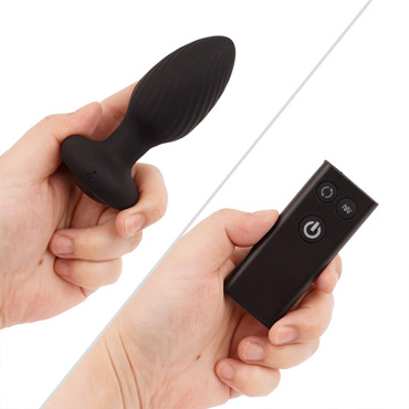 Анальная вибропробка Nexus Tornado Small, черная - фото, отзывы