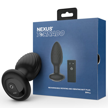 Анальная вибропробка Nexus Tornado Small, черная