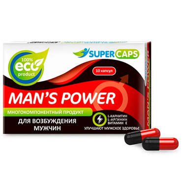 SuperCaps Man's Power, 10 + 1 капсула