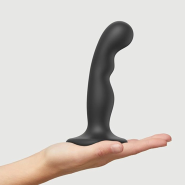 Фаллоимитатор Strap-On-Me Dildo Plug P&G, черный, L, 18 см