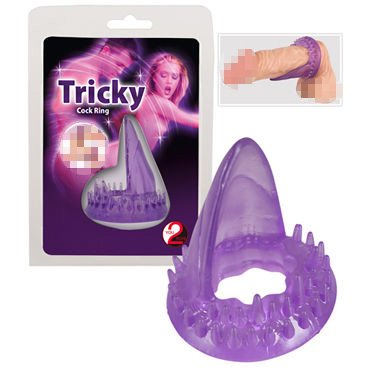 You2Toys Tricky Cockring, фиолетовое — фото 1