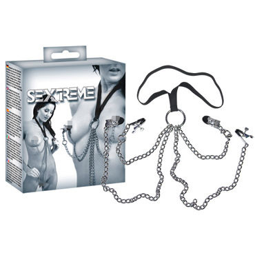 Orion Sextem Woman Chain Harness, серебристые