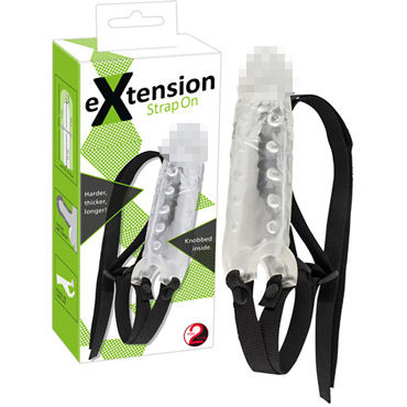 You2Toys Extension StrapOn, прозрачный
