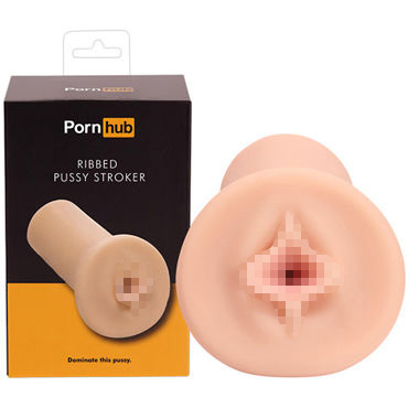 Pornhub Ribbed Pussy Stroker, телесный