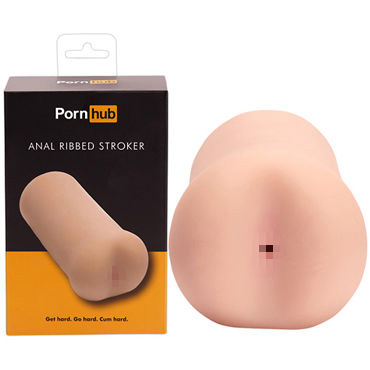 Pornhub Anal Ribbed Stroker, телесный