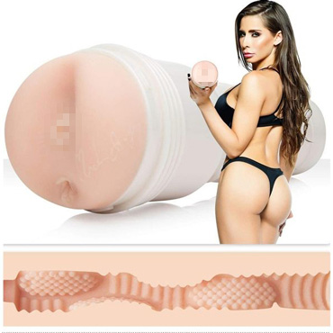 FleshLight Signature Madison Ivy Wonderland, телесный/белый, Копия ануса порно-звезды Мэдисон Айви