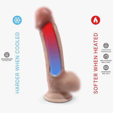 Фаллоимитатор SILEXD Model 1 Premium Real Skin, 7' - Реалистичный, на присоске - купить в секс шопе