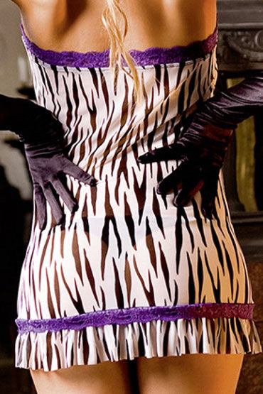 Baci мини-платье, зебра, С кружевной отделкой и другие товары Baci Lingerie с фото