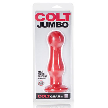 California Exotic Colt Jumbo Probes, красная - Анальный стимулятор - купить в секс шопе