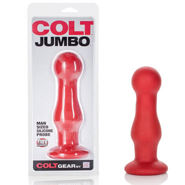 California Exotic Colt Jumbo Probes, красная, Анальный стимулятор