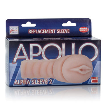 California Exotic Apollo Replacement Sleeve Alpha Sleeve 2 Vagina - Мастурбатор-вагина, вставка - купить в секс шопе