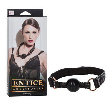 California Exotic Entice Ball Gag, Классический кляп с плюшевой подкладкой