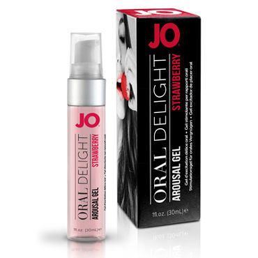 Тестер JO Oral Delight Strawberry Sensation, 30мл — фото 1