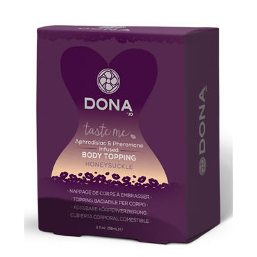Dona Body Topping Honeysuckle, 59 мл - Карамель для тела со вкусом мёда - купить в секс шопе