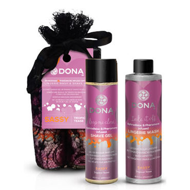 Dona Be Sexy Gift Set - Sassy, Гель для душа и кондиционер для белья с ароматом "Страсть"