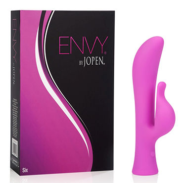 Envy by Jopen - Six, Перезаряжаемый вибромассажер точки G и клитора и другие товары Jopen с фото
