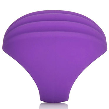 California Exotic Silhouette S2, фиолетовая - Насадка на палец для стимуляции клитора, перезаряжаемая - купить в секс шопе
