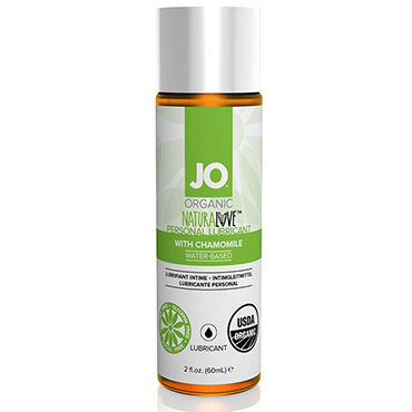 JO Naturalove USDA Organic, 60 мл, Органический лубрикант на водной основе, с экстрактом ромашки