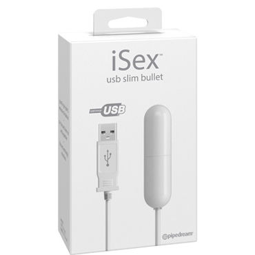 Pipedream iSex USB Slim Bullet, Вибро-пуля