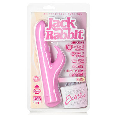 California Exotic Rechargeable Rotating Jack Rabbit, Вибромассажер