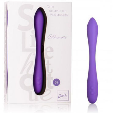 California Exotic Silhouette S9, фиолетовый, Вибромассажер перезаряжаемый