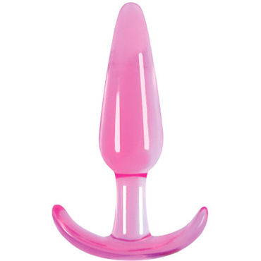 NS Novelties Jelly Rancher Smooth T-Plug, розовая, Анальная пробка