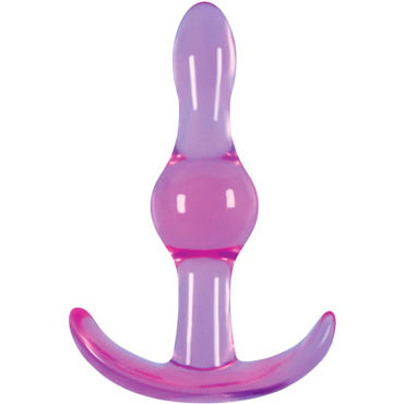 NS Novelties Jelly Rancher Wave T-Plug, фиолетовая, Анальная пробка