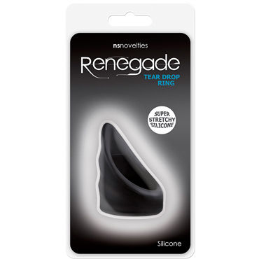 NS Novelties Renegade Tear Drop Ring, черное - фото, отзывы