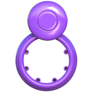 Новинка раздела Секс игрушки - Pipedream Fantasy C-Ringz Sensual Touch Love Ring, фиолетовое