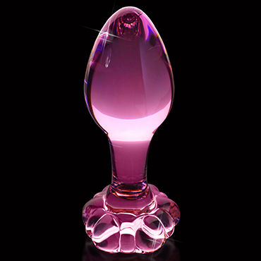 Pipedream Icicles № 48, розовый - Анальный стимулятор-пробка - купить в секс шопе