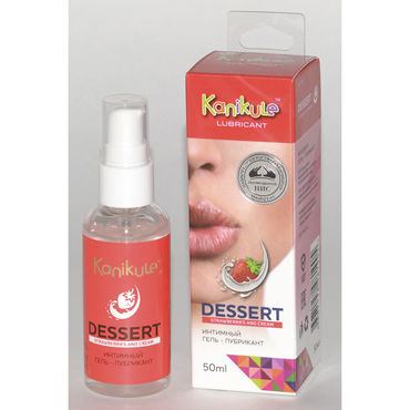 Kanikule Desert Strawberries and Cream Гель-лубрикант, 50 мл, На водной основе