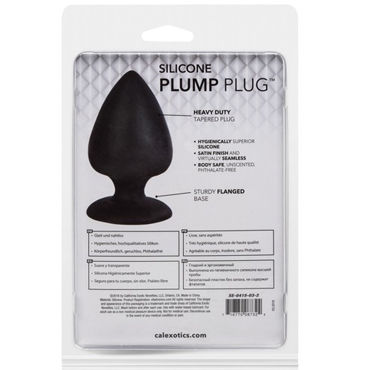 California Exotic Silicone Plump Plug, черная — фото 3
