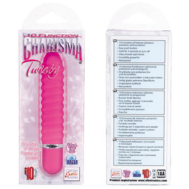 California Exotic 10-Function Charisma Twisty, розовый — фото 3