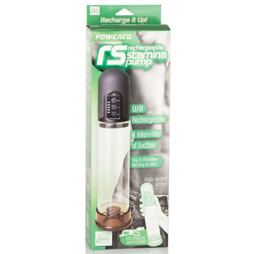 California Exotic Rechargeable Stamina Pump, прозрачная — фото 3