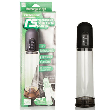 California Exotic Rechargeable Stamina Pump, прозрачная — фото 1