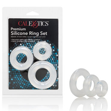 California Exotic Premium Silicone Ring, прозрачное — фото 1