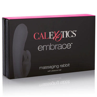 California Exotic Embrace Massaging Rabbit, фиолетовый — фото 3