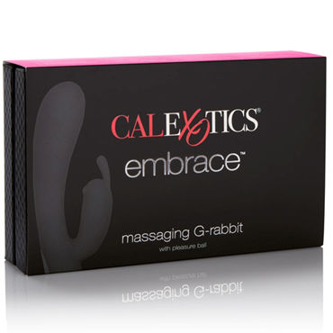 California Exotic Embrace Massaging G-Rabbit, розовый — фото 3