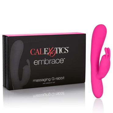 California Exotic Embrace Massaging G-Rabbit, розовый — фото 1