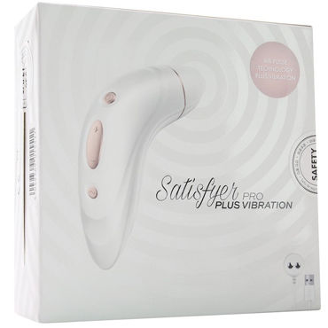 Satisfyer Pro Plus Vibration, белый - подробные фото в секс шопе Condom-Shop