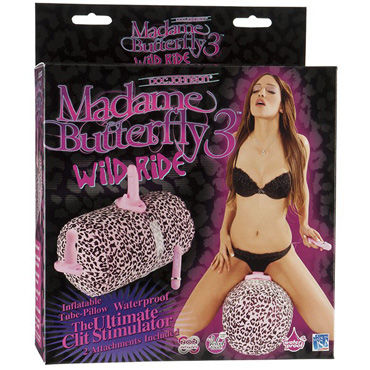 Doc Johnson Madam Butterfly розовый - Подушка с фаллоимитаторами - купить в секс шопе