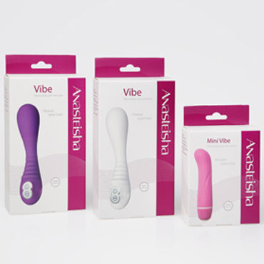 Anasteisha Vibe, фиолетовый - Эргономичный водонепроницаемый вибратор - купить в секс шопе