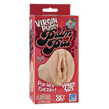 Doc Johnson Palm Pal - Мастурбатор-вагина с рифленой поверхностью - купить в секс шопе