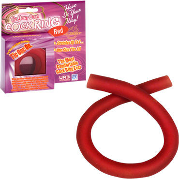 Doc Johnson Cock Ring, красный, Утяжка для мошонки и пениса