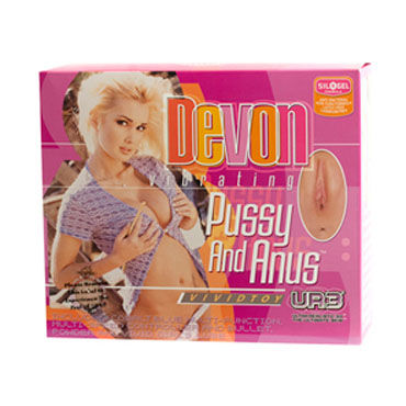 Doc Johnson Devon - Вагина и анус с вибрацией - купить в секс шопе