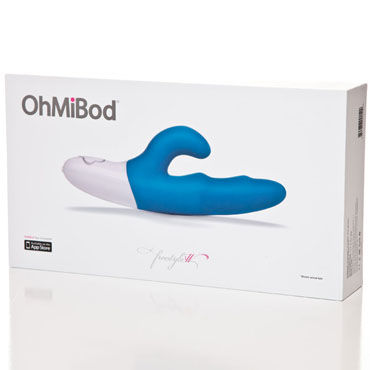 OhMiBod Freestyle W, голубой, Беспроводной вибратор со стимулятором клитора и другие товары OhMiBod с фото