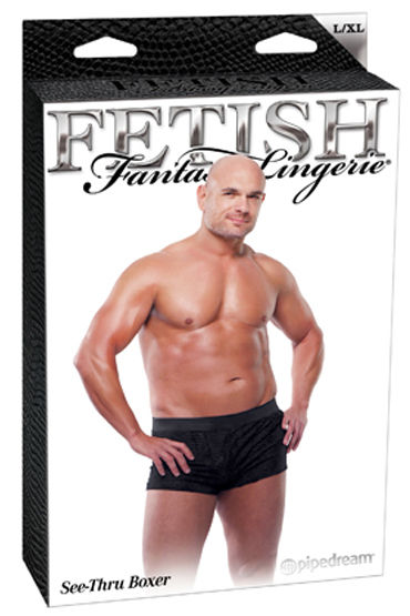 Fetish Fantasy See-Thru Boxer - Ажурные, с эластичным поясом - купить в секс шопе